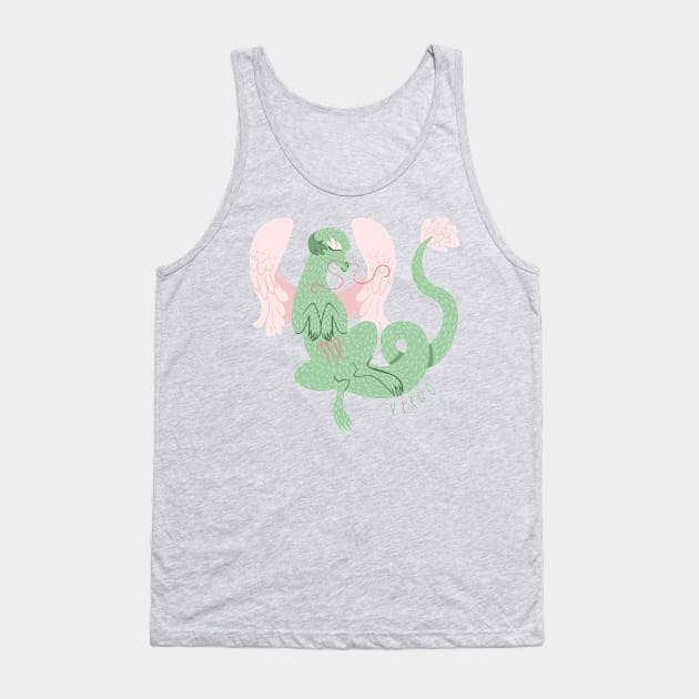 Virgo Dragon Tank Top by LexaStrong